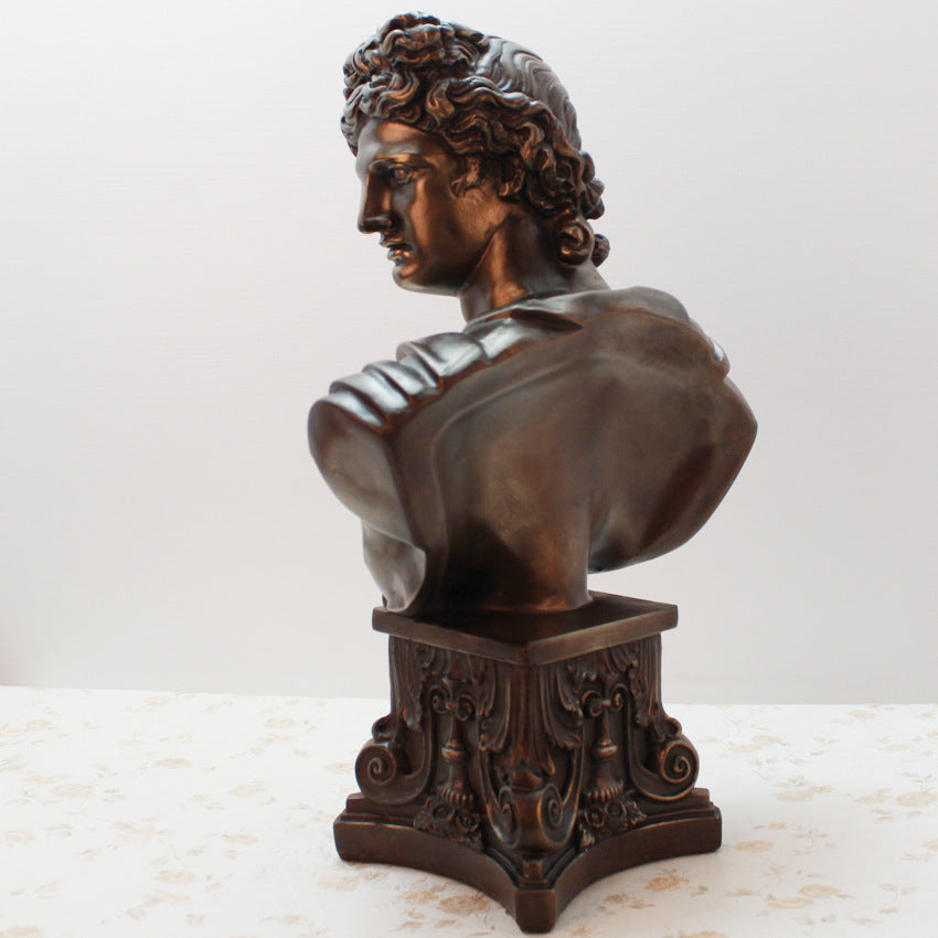 Classical Bronze Apollo Sculpture