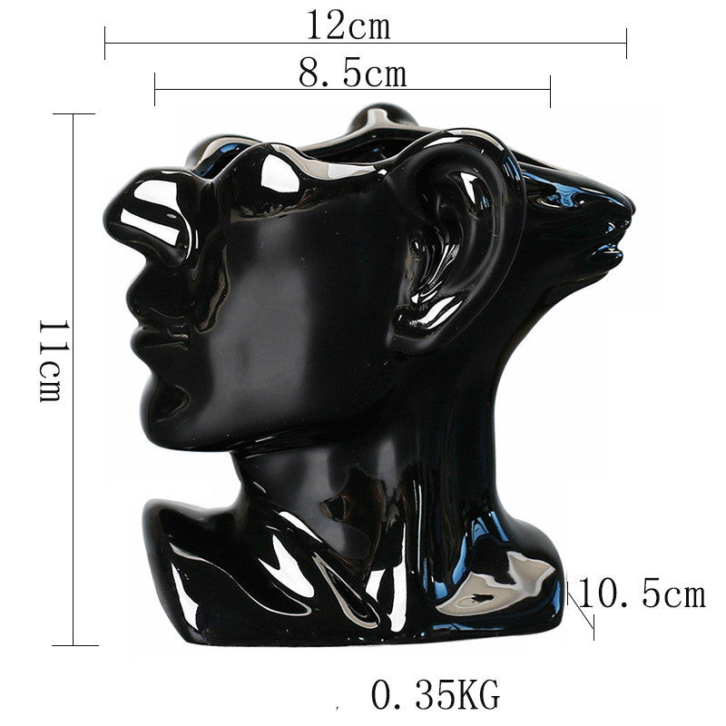 Body Art Ceramic Flower Pot -  Creative Plant Succulent Home Decoration - Aesthetic Plant Pot