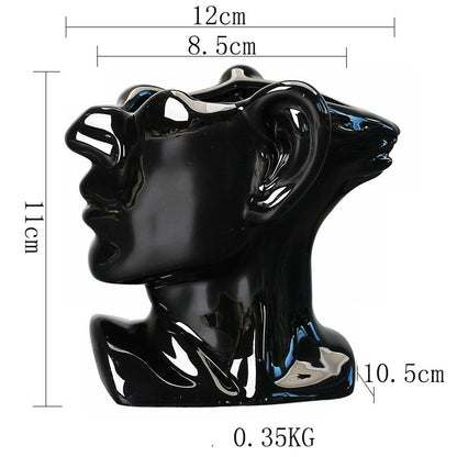 Body Art Ceramic Flower Pot -  Creative Plant Succulent Home Decoration - Aesthetic Plant Pot