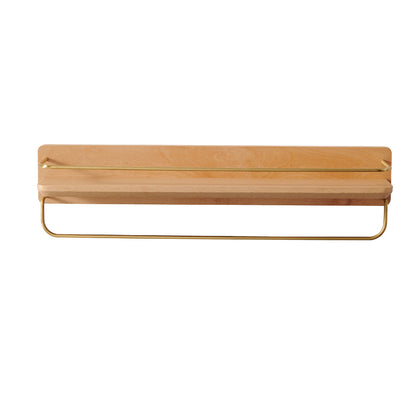 Solid Wood Bathroom Shelve - Wall Hanging Bathroom Shelf