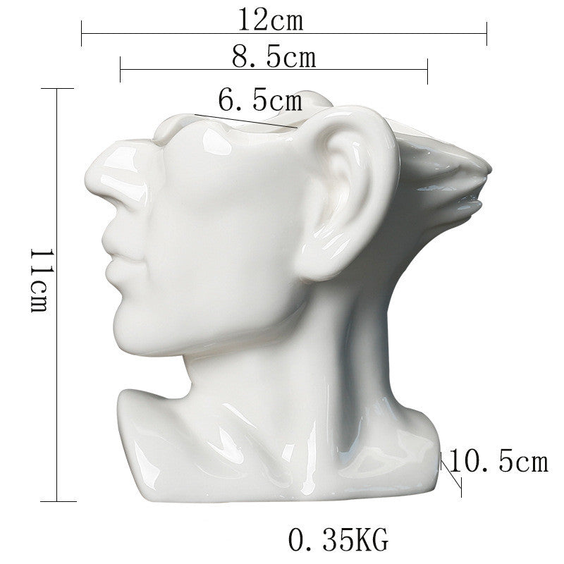 Body Art Ceramic Flower Pot -  Creative Plant Succulent Home Decoration - Aesthetic Plant Pot