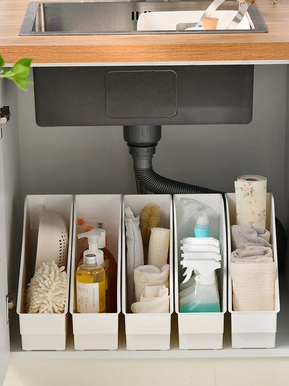 Kitchen Cabinet Organizer - Kitchen Storage Box - Plastic Cabinet Organizer