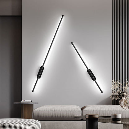 Modern Living Room Background Wall Nordic Lamps