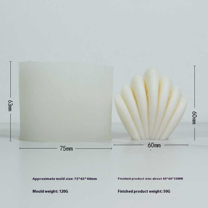 Aromatherapy Candle Mould Striped Cylinder Epoxy Plaster Decoration Geometric Cylinder