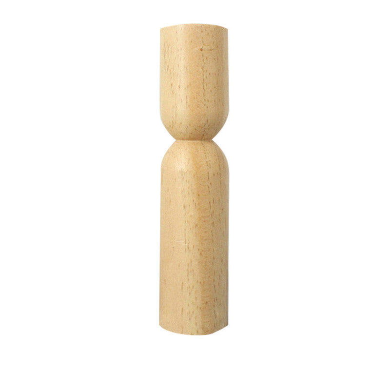 Nordic Solid Wood Candle Holder