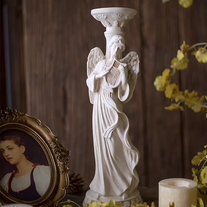 Vintage Athenian Goddess Sculpture Candle Holder