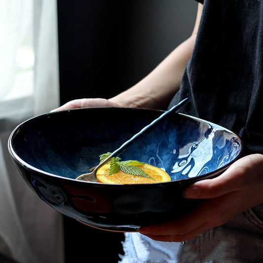 Aesthetic Ceramic Bowl - Nordic Style - Big Soup & Fruits Bowl