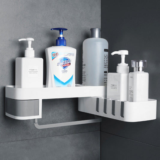 Creative Bathroom Rotatable Bathroom Drain Rack - Wall-Mounted Storage - Bottle Holder