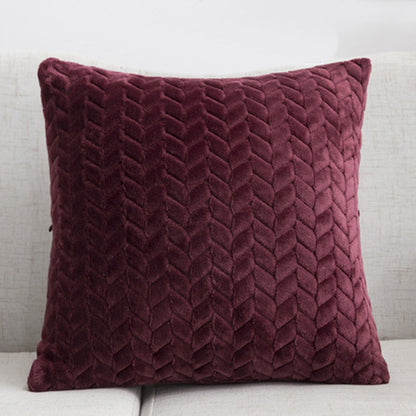 Solid Color Throw Pillow Sofa Cushion Cover