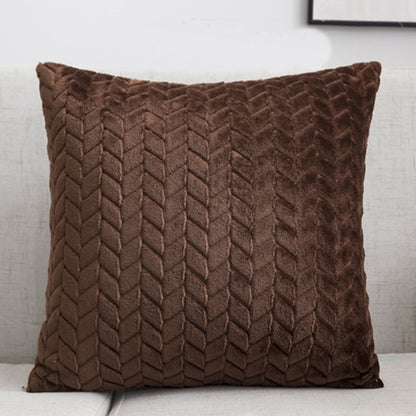 Solid Color Throw Pillow Sofa Cushion Cover