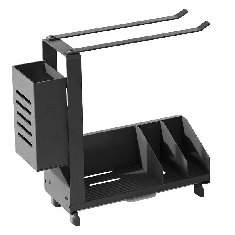 Kitchen Sink Caddy Organizer - Nonslip Sponge Soap Brush Holder