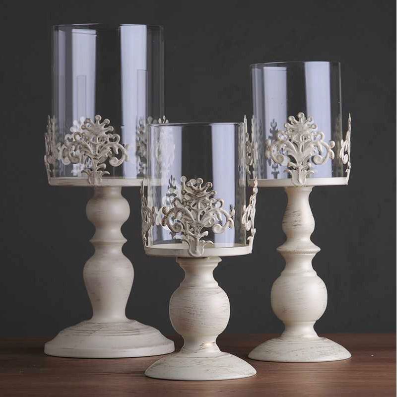 Metal Base Candle Holder