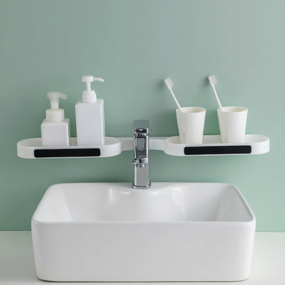 Foldable Bathroom Organizer Without Punching Holes - Luxury Bathroom Shelves