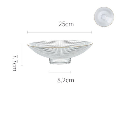 Premium Glass Fruit & Snacks Tray