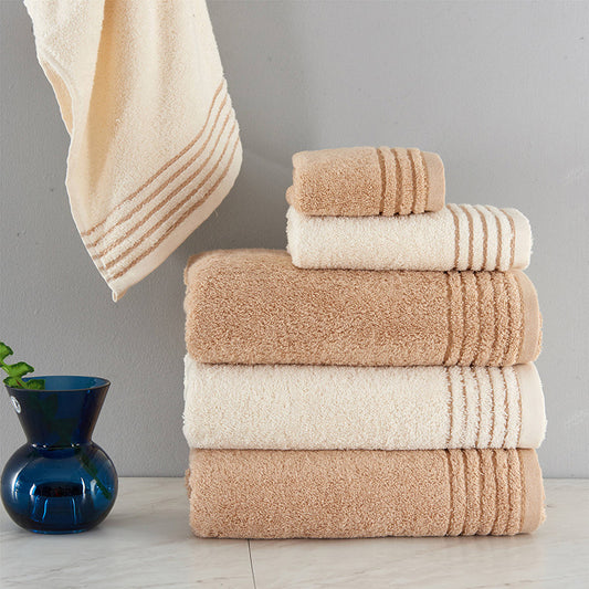 High-End Cotton Towels Set - Minimal Bathroom Cotton Towels