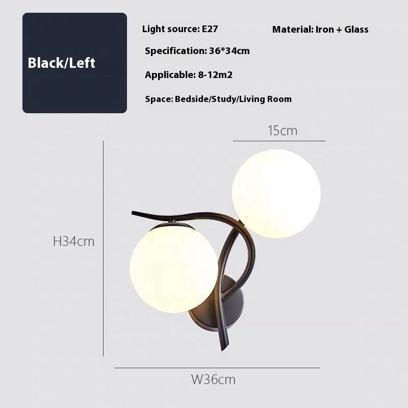 Bedside Bedroom Modern Minimalist Lamp - Living Room Nordic Lamp