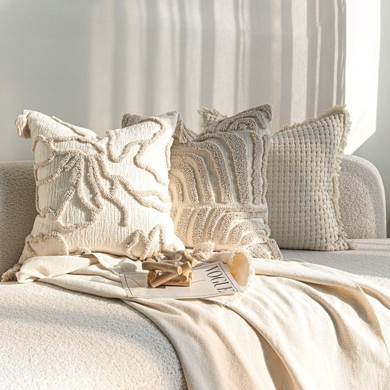 Three-dimensional Embroidery Sofa Throw Pillowcase