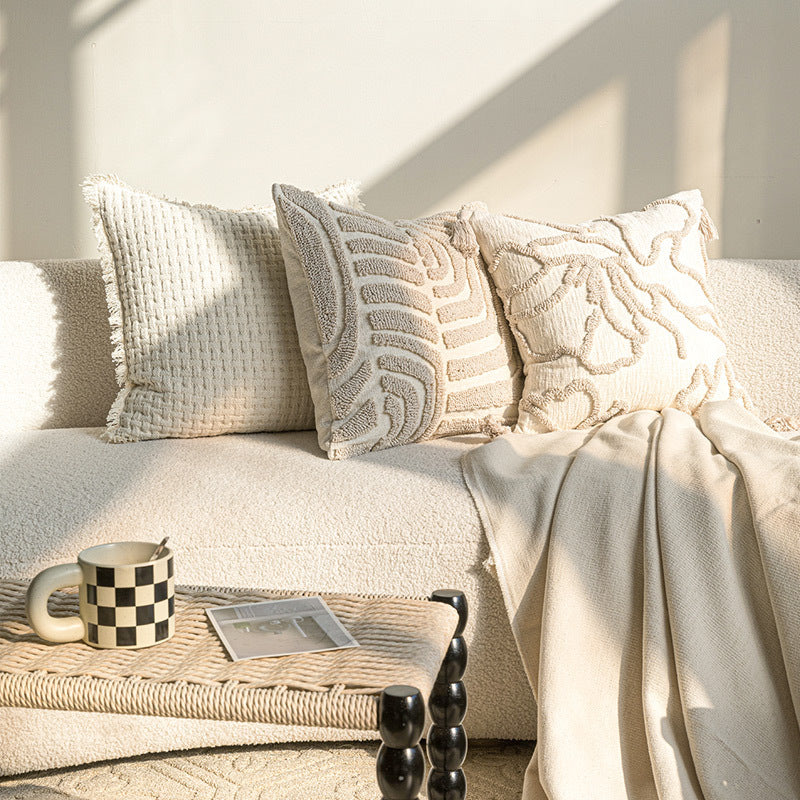 Three-dimensional Embroidery Sofa Throw Pillowcase
