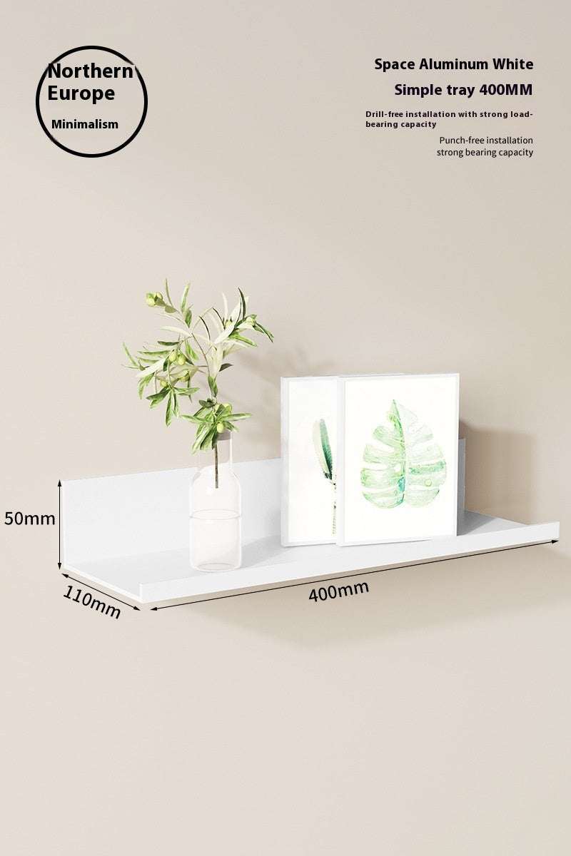 Bedroom Wall-mounted Storage Rack - Punch-free Bedroom Decor