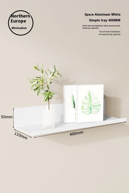 Bedroom Wall-mounted Storage Rack - Punch-free Bedroom Decor