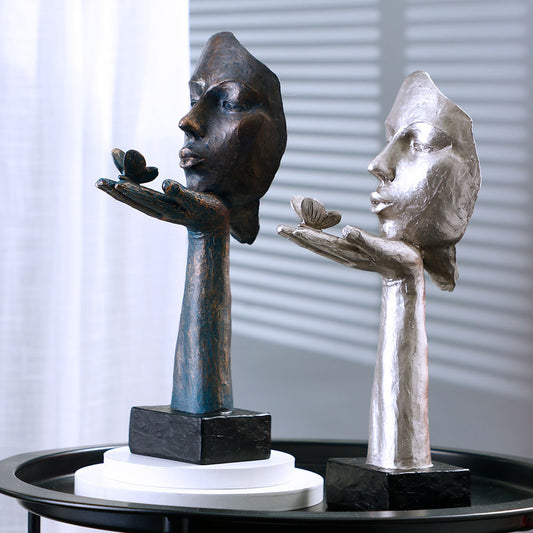 Nordic Broken Face Sculpture