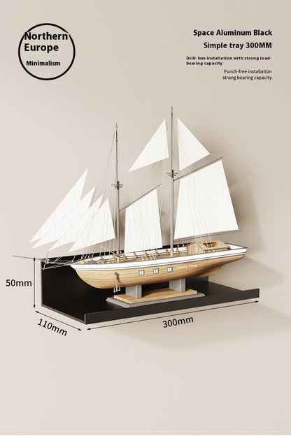 Bedroom Wall-mounted Storage Rack - Punch-free Bedroom Decor