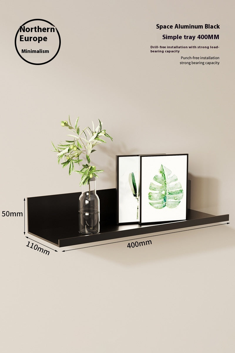 Bedroom Wall-mounted Storage Rack - Punch-free Bedroom Decor