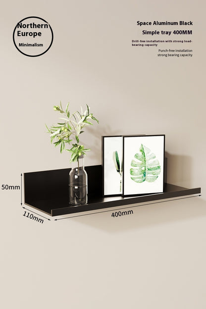 Bedroom Wall-mounted Storage Rack - Punch-free Bedroom Decor