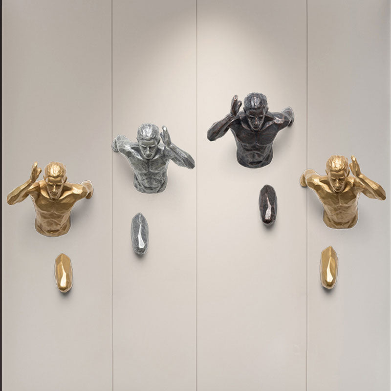 Resin Character Hanging - Vase Wall Decoration - Aesthetic Wall Decoration