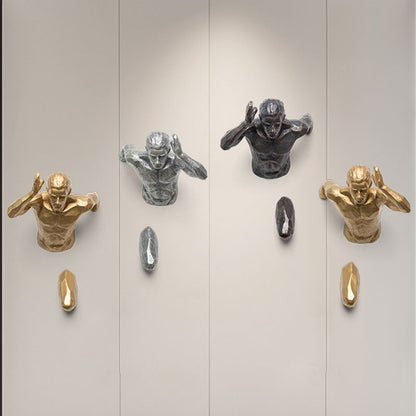 Resin Character Hanging - Vase Wall Decoration - Aesthetic Wall Decoration