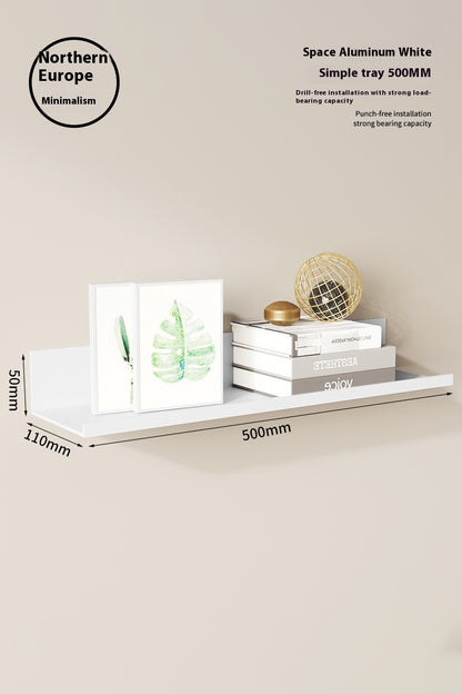 Bedroom Wall-mounted Storage Rack - Punch-free Bedroom Decor