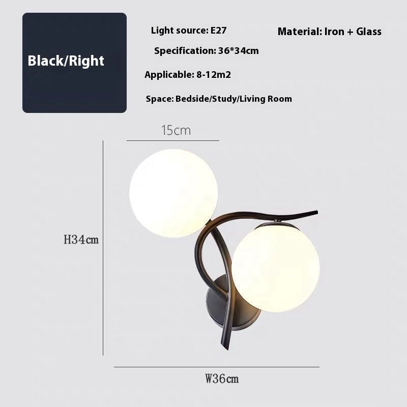 Bedside Bedroom Modern Minimalist Lamp - Living Room Nordic Lamp