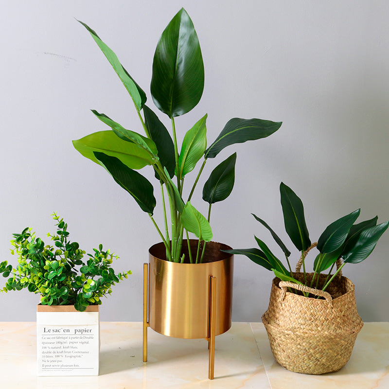 Nordic Style Metal Plant Pot - Minimalist Bathroom Plant Pot