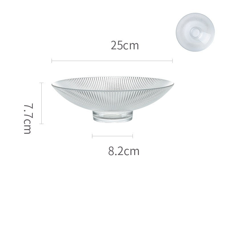 Premium Glass Fruit & Snacks Tray