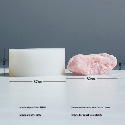 Aromatherapy Candle Mould Striped Cylinder Epoxy Plaster Decoration Geometric Cylinder