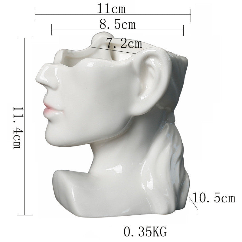 Body Art Ceramic Flower Pot -  Creative Plant Succulent Home Decoration - Aesthetic Plant Pot