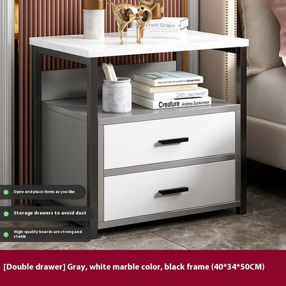 Multifunctional Bedroom Bedside Table - Minimalist Bedside Storage