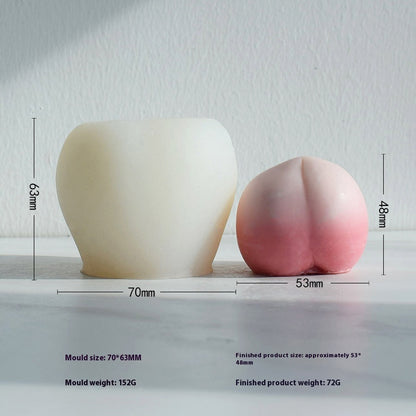 Aromatherapy Candle Mould Striped Cylinder Epoxy Plaster Decoration Geometric Cylinder