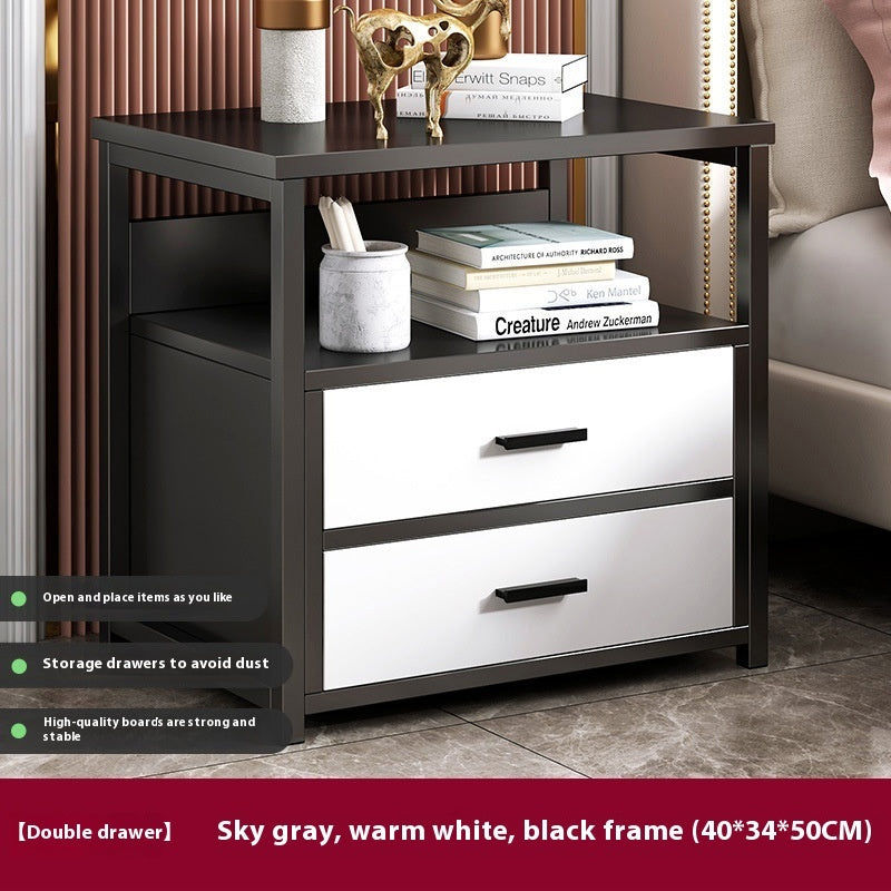 Multifunctional Bedroom Bedside Table - Minimalist Bedside Storage