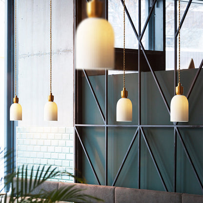 Nordic Retro Dining Room Bedroom Lamps