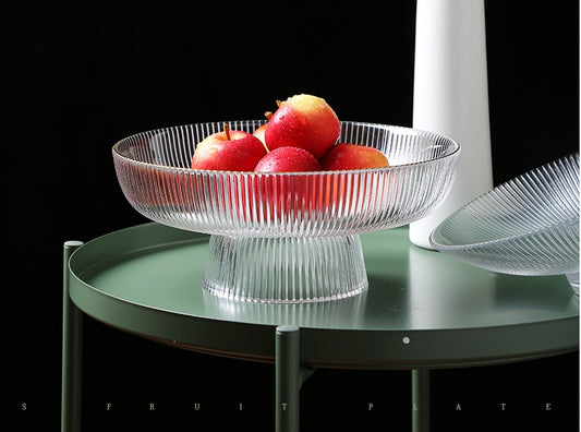 Premium Glass Fruit & Snacks Tray