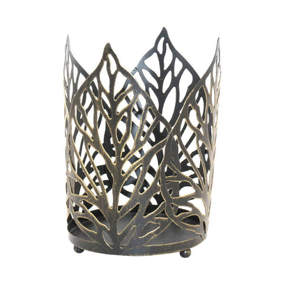 Nordic Hollow Leaf Candle Holder