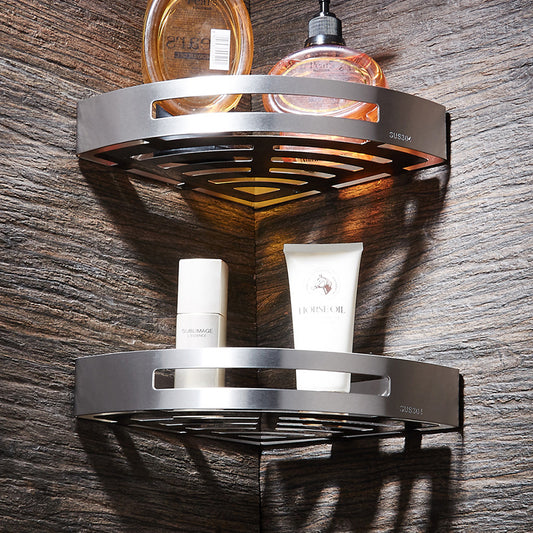 Minimal Bathroom Corner Shelf - Bathroom Products Organizer