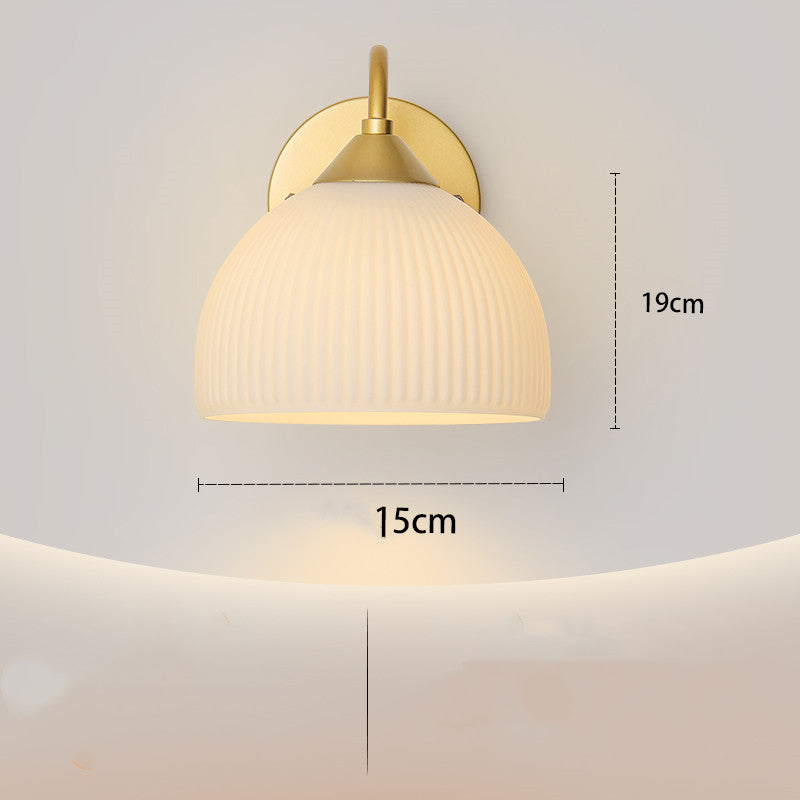 Simple Postmodern Bedside Lamp - Aesthetic Living Room Glass Lamp