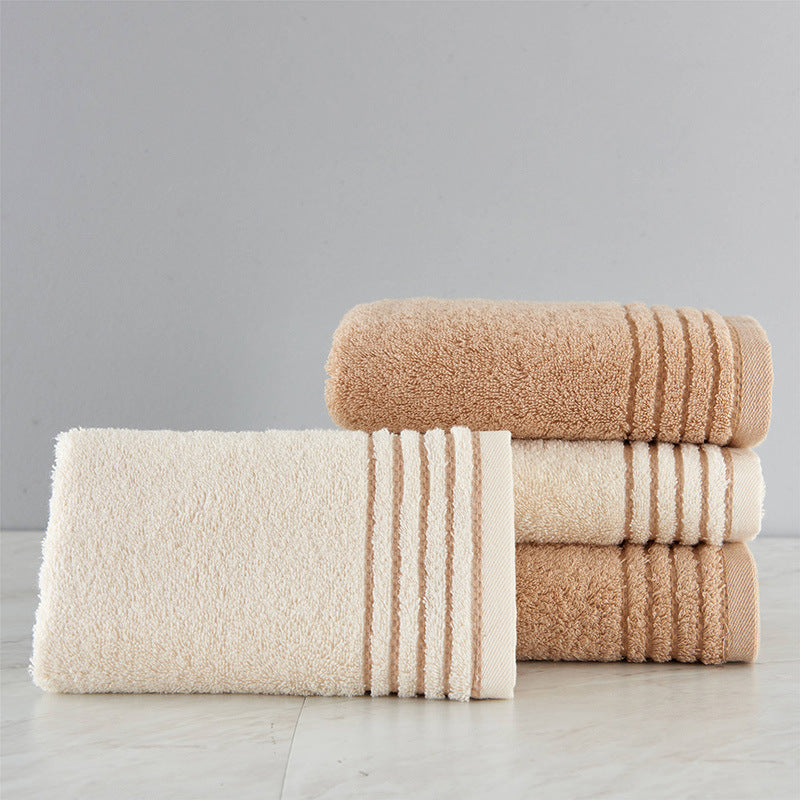 High-End Cotton Towels Set - Minimal Bathroom Cotton Towels