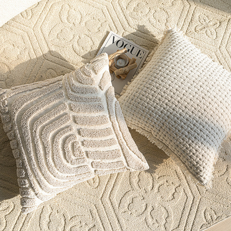 Three-dimensional Embroidery Sofa Throw Pillowcase