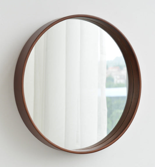 Simple Solid Wood Bathroom Mirror - Bedroom Hanging Mirror - Bathroom Decor Mirror