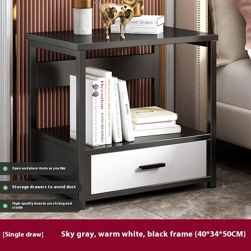 Multifunctional Bedroom Bedside Table - Minimalist Bedside Storage