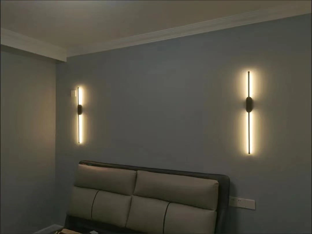 Modern Living Room Background Wall Nordic Lamps