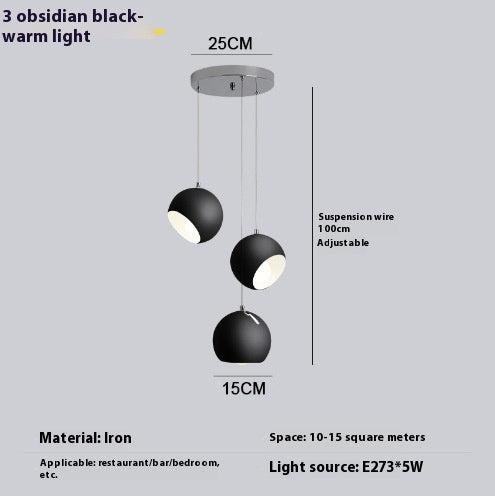 Ball Chandelier Living Room Lighting